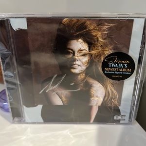Shania Twain autograph plus cd
